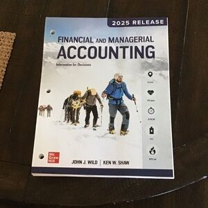 Financial and Managerial Accounting Textbook